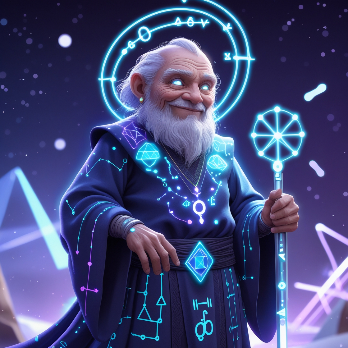 Mestre Kairo - Personagem do MatiVerso - Gamificação no ensino de matemática